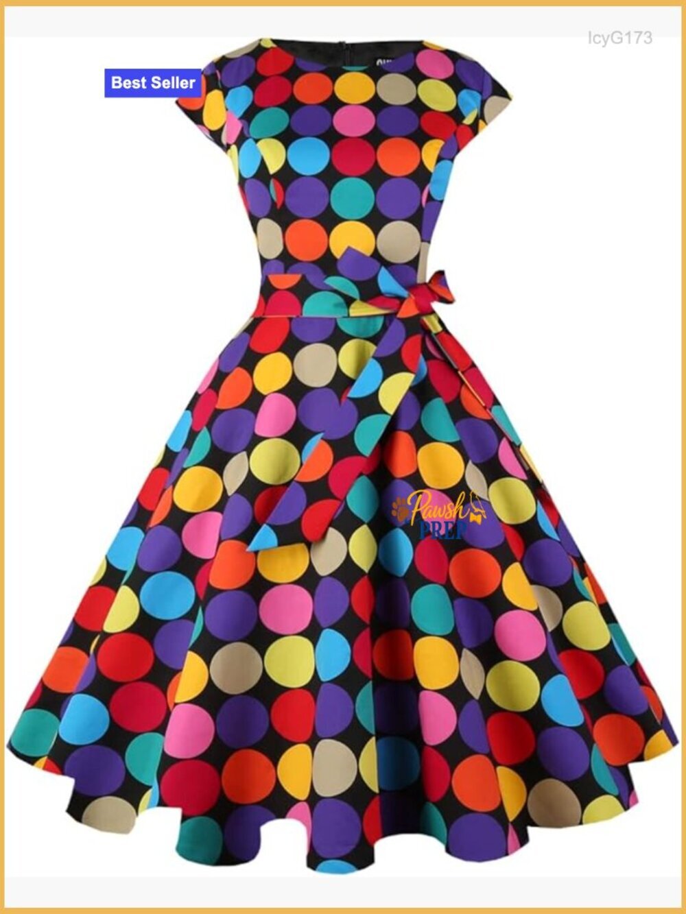 Vintage 1950s Swing Cocktail Dress with Pockets, Boatneck, Cap Sleeves